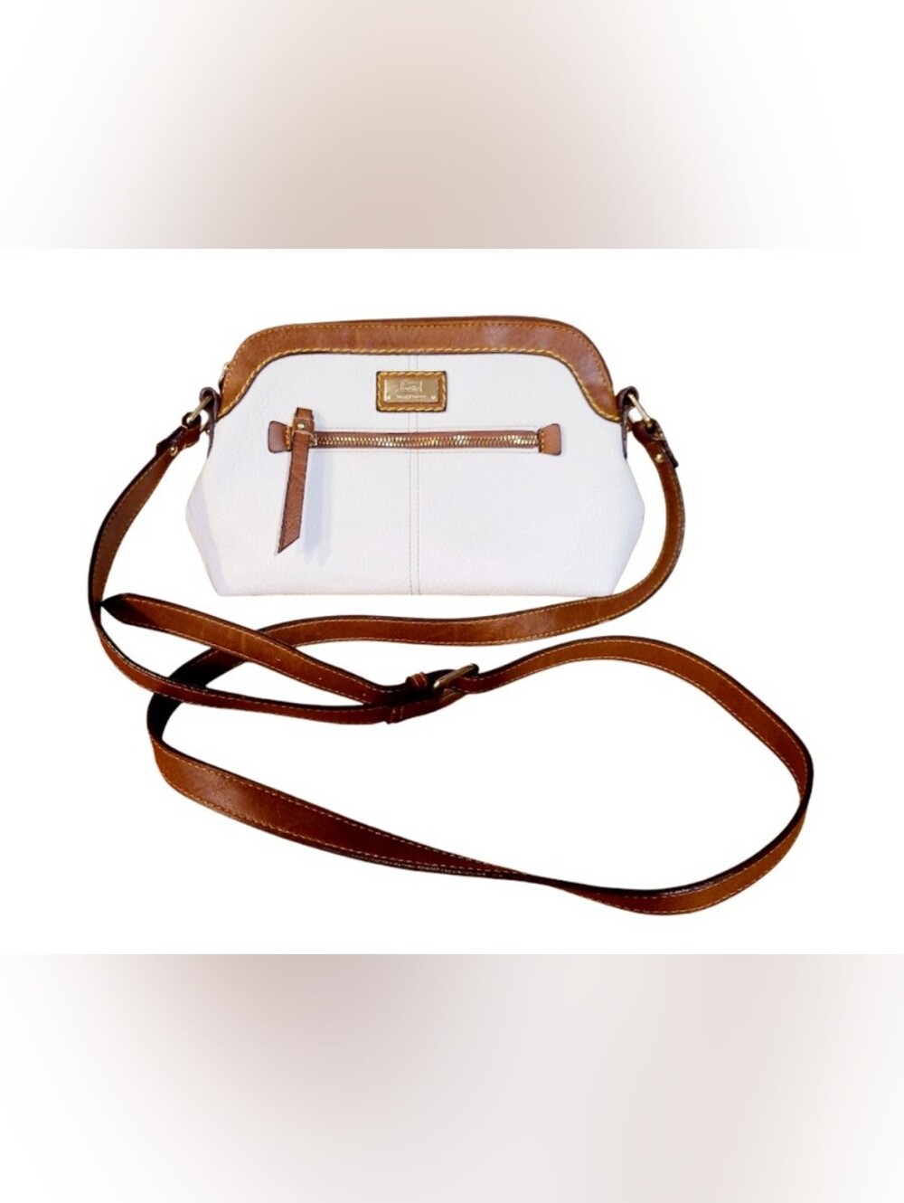 B.O.C Vinyl White Leather PURSE
